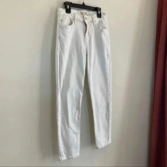 MOTHER The Dropout Jeans in Whipping Cream - Picture 12 of 16